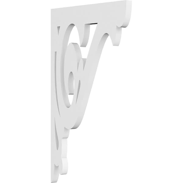 Ekena Millwork Bordeaux Architectural Grade PVC Bracket, 5/8"W X 8"D X 14"H BKTP01X08X14BO - main